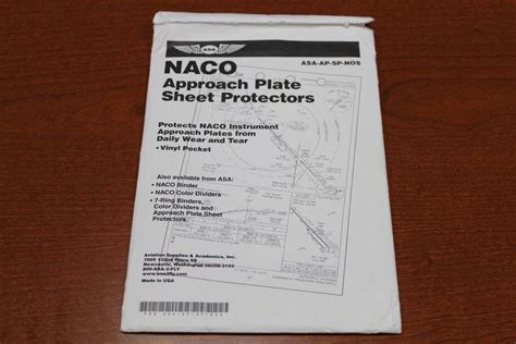 Approach Plate Sheet Protectors Illinois Aviation Academy