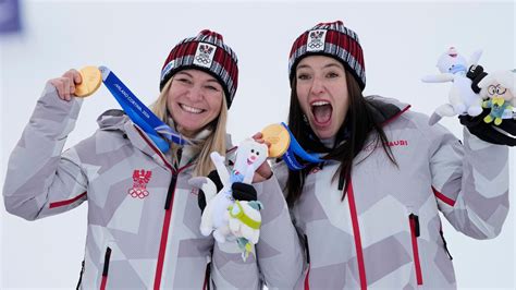 Ariane Raedler And Katharina Huber Win Team Combined At Olympics Ap News Ariane Raedler And Katharina Huber Win Team Combined At Olympics Ap News