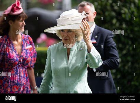 Ascot Berkshire Uk 23Rd July 2022 Camilla Duchess Of Cornwall
