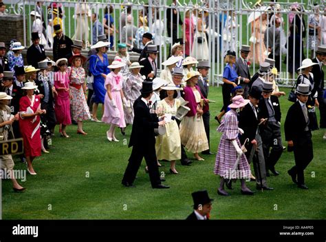 Ascot Races 1986 Ascot England Stock Photo Alamy