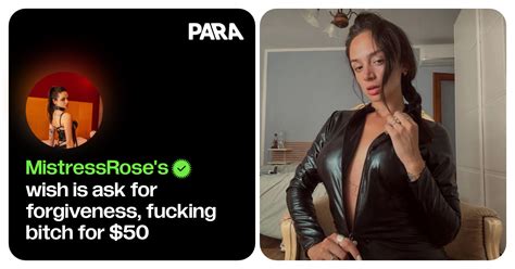 Ask For Forgiveness Fucking Bitch Mistressrose