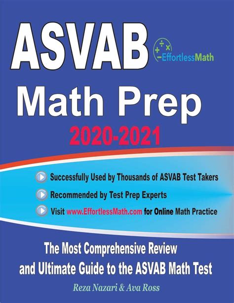 Asvab Math Prep 2020 2021 The Most Comprehensive Review And Ultimate