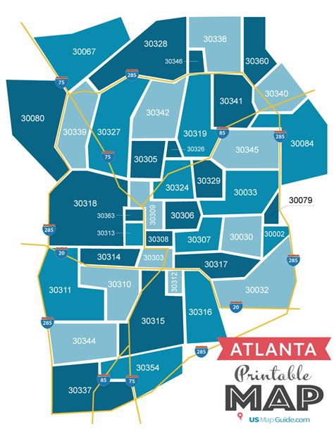 Atlanta Zip Code Map