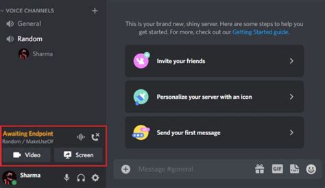 Awaiting Endpoint Discord
