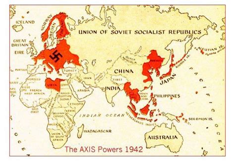 Axis Powers Map Ww2