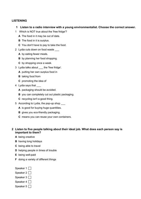 B2 1 File 4 Test Free Interactive Worksheets 2283302