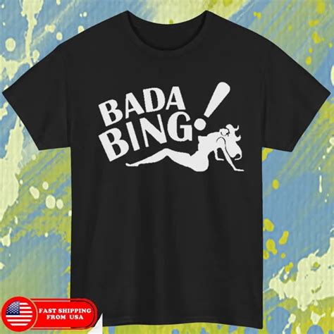 Bada Bing Sopranos Logo Black Size L Tshirt Walmart Com