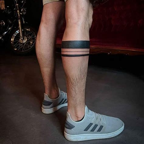 Band Tattoos On Leg