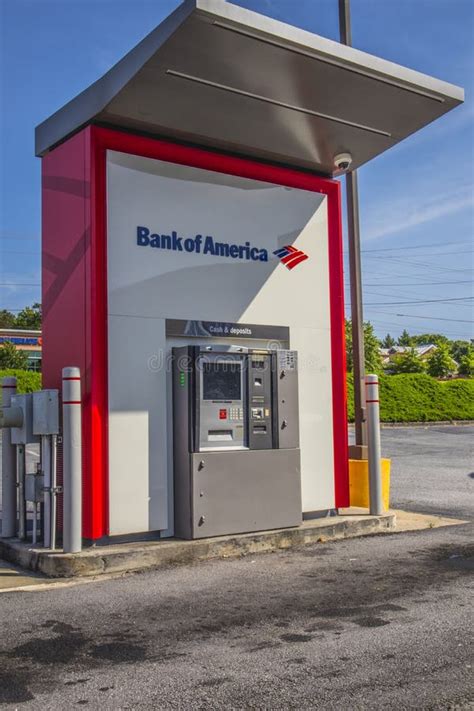 Bank Of America In Enfield With Drive Thru Atm Enfield