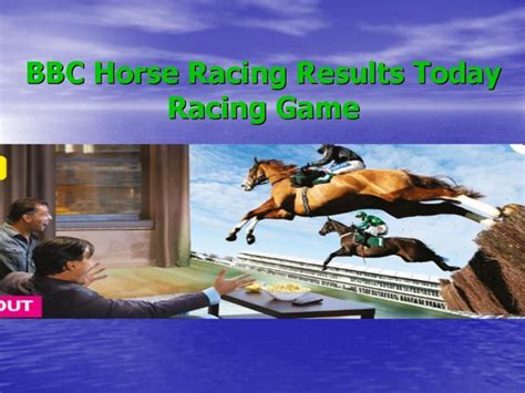 Bbc Racing Results Horse Racing Results