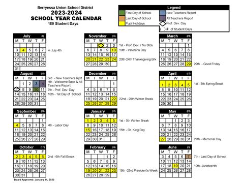 Berryessa Union School District School Year Calendar Berryessa Union School District School Year Calendar