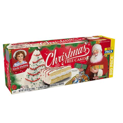 Big Pack Christmas Tree Cakes Little Debbie