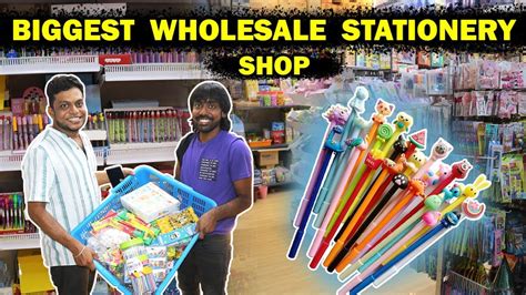 Biggest Wholesale Stationery Shop Chennai Youtube