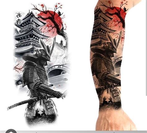 Black And Gray Samurai Tattoo Tatuaje De Media Manga Tatuaje De