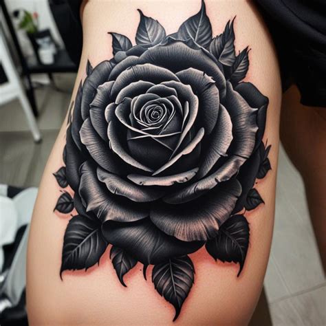 Black Rose Tattoo Meaning Symbolism Styles And Placement