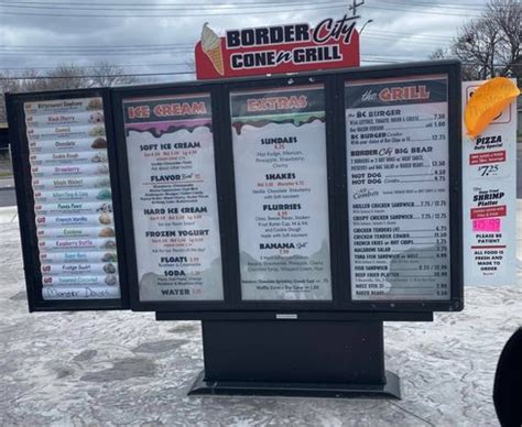 Border City Cone N Grill Updated January 2026 29 Border City Rd