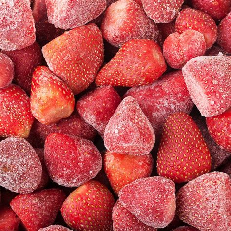 Box Of Frozen Strawberries