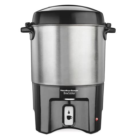 Brewstation 40 Cup Coffee Urn Black Amp Stainless 40540R Hamiltonbeach Com