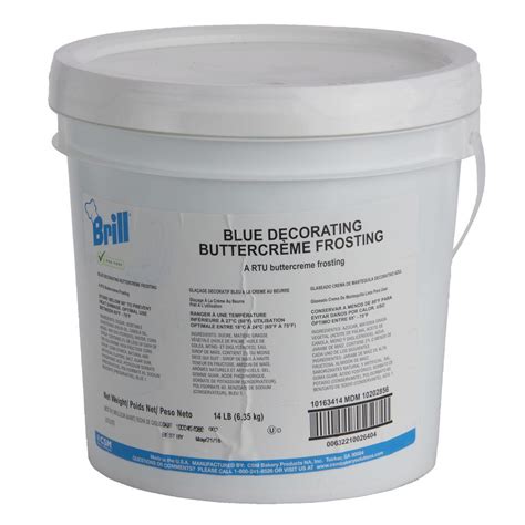 Brill Decorating Icing Blue Transmart Pail 10202856 Brill Decorating Icing Blue Transmart Pail 10202856