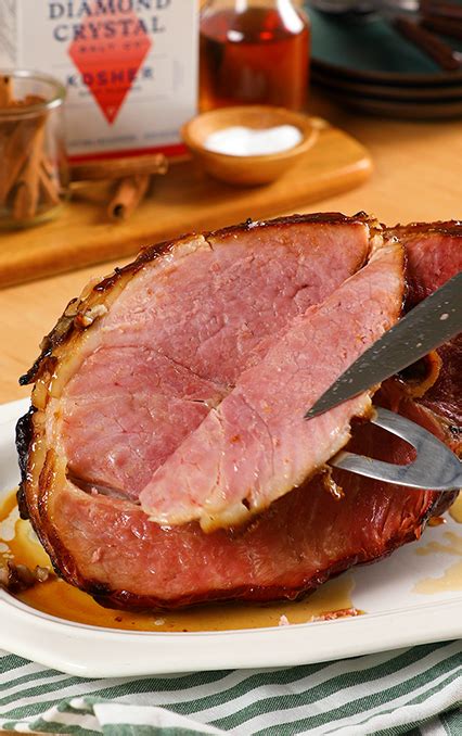 Brown Sugar Bourbon Glazed Ham Diamond Crystal Salt Co