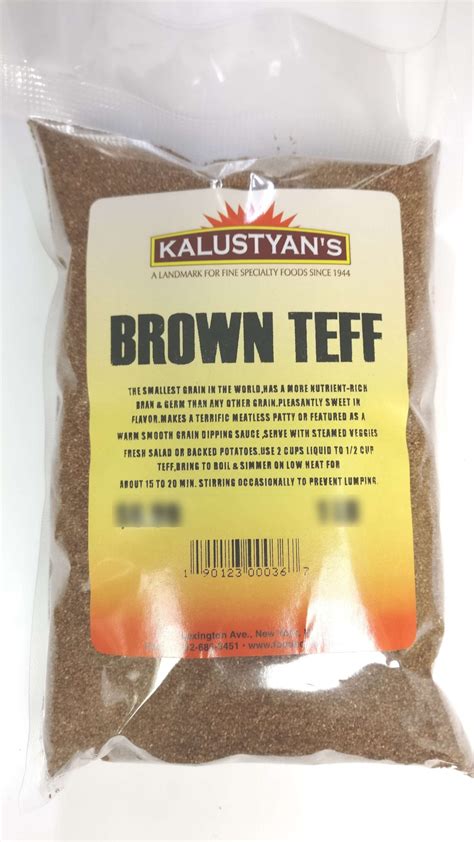 Brown Teff Gluten Free Kalustyan S