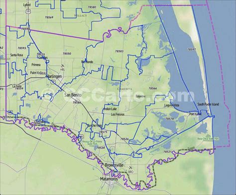 Brownsville Texas Zip Code Map At Jerome Bush Blog