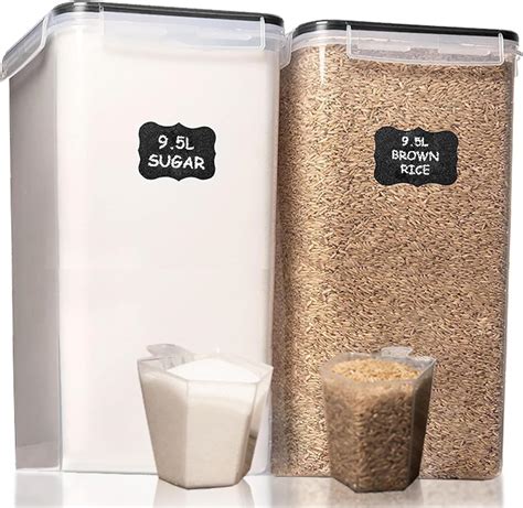 Bulk Food Storage Containers For Large Quantities Of Flour Oil Sugar