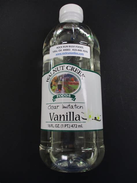Buy 496 40 Clear Vanilla Wc 16 Oz On Rock Run Bulk Foods