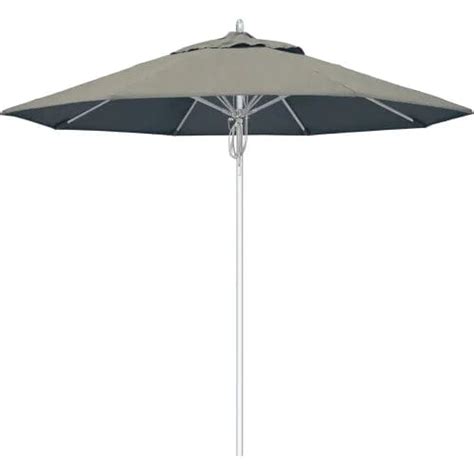 California Umbrella Newport 9 Amp 39 Patio Umbrella Silver Pole Sunbrella California Umbrella Newport 9 Amp 39 Patio Umbrella Silver Pole Sunbrella