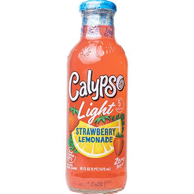Calypso Lemonade Strawberry Light 16 Oz