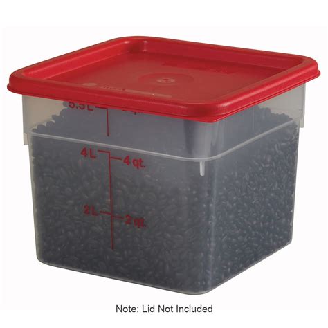 Cambro 6Sfspp190 Camsquare 6 Qt Food Container