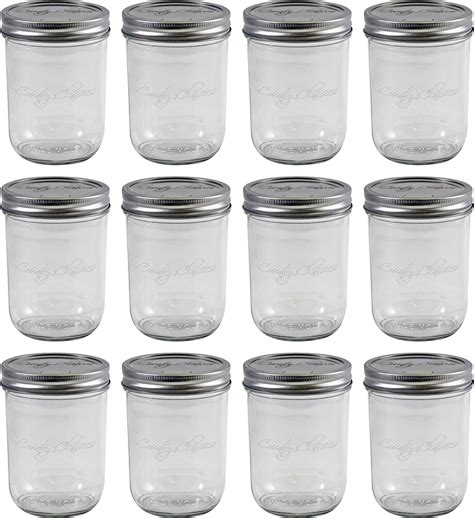 Canning Jars With Lids 1 2 Pint 12 Count Atwoods