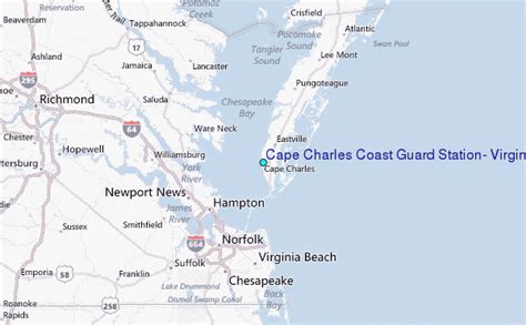 Cape Charles Coast Guard Station Virginia Tide Station Location Guide
