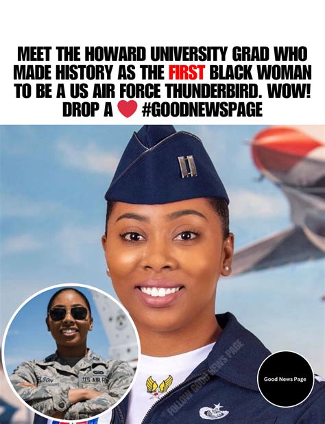 Capt Remoshay Nelson A Proud Graduate Of Howard University And Former Public Affairs Officer In The United States Air Force Has Made History As The First Black Woman Officer To Serve With The