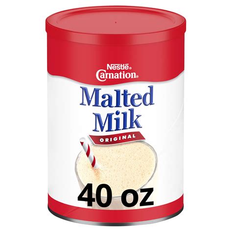 Carnation Malted Milk 40 Ounce Can Dry Shelf Stable Malted Milk