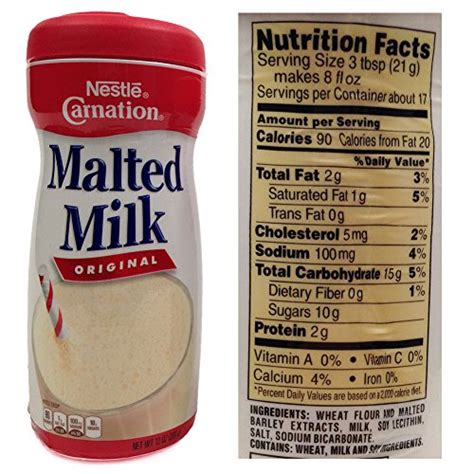 Carnation Malted Milk Powder Nutrition Facts Besto Blog