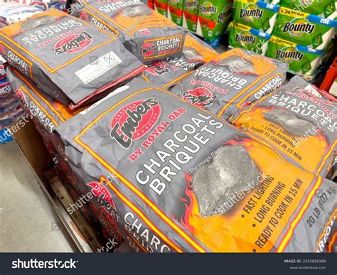 Charcoal Packages At Store Editorial Stock Photo Image Of Combustible 237365453