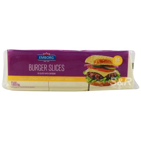 Cheese Burger Slices 84 Slices Taurusfrozenfoods