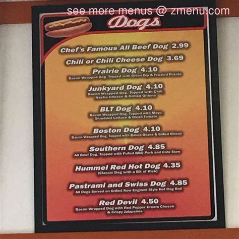 Chef Amp 39 S Dog House In Newington Restaurant Menu And Reviews
