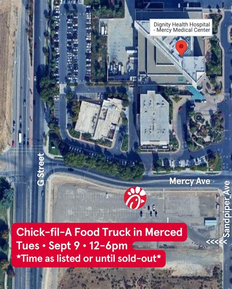 Chick Fil A Food Truck Here In Merced Next To The Mercy Hospital On G St R Merced
