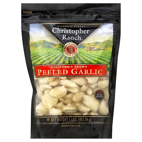 Christopher Ranch Garlic Fresh Peeled Bag 16 Oz Safeway