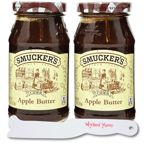 Cider Apple Butter Spread Bundle With 2 11Oz 312G Jars Of