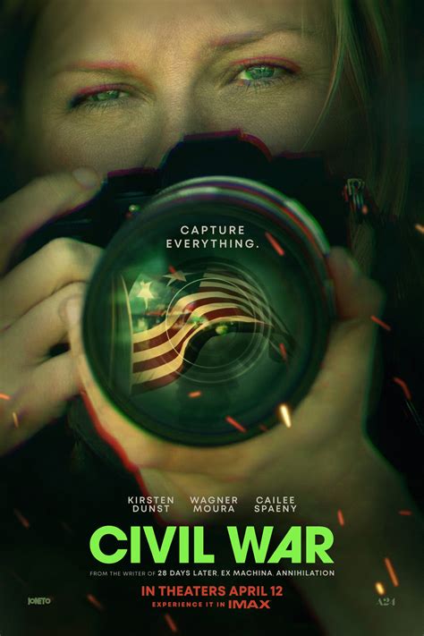 Civil War 2024 Poster Poster By Joneto