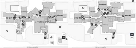 Clackamas Town Center Map Color 2018