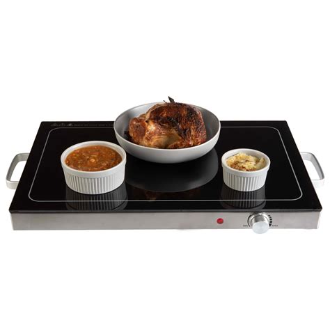 Classic Cuisine Electric Warming Tray Food Warmer With 3 Temperature