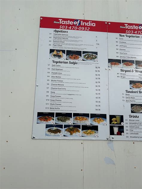 Closed New Taste Of India Warrenton Oregon Food Truck Happycow