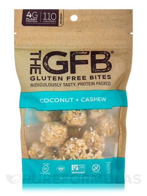 Coconut Cashew Crunch Bites Gluten Free Bars Soy Free Vegan Brown