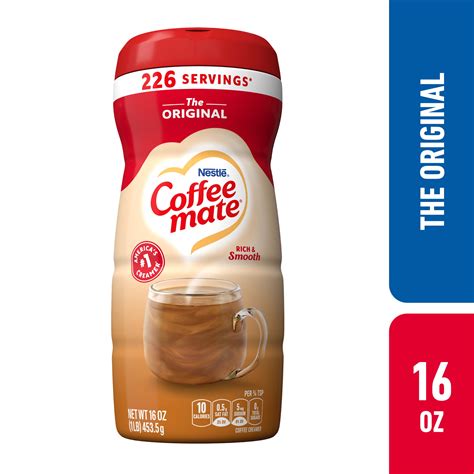 Coffee Mate Creamer Packets Nutrition Nestle Coffee Mate Original Powdered Creamer 100 Single Serve Packets 3G Each Best By Jan 2027 Non Dairy Coffee Additive