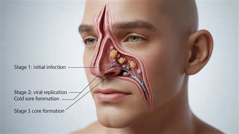 Cold Sore Inside Nose