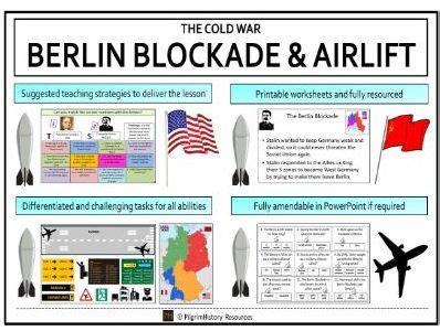 Cold War Berlin Blockade And Airlift Teaching Resources